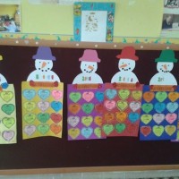 okul öncesınde kağit işler, duvar süsü ,davetiye kartları ,suluboya  çalişması (6708)