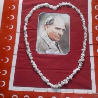 okul öncesınde kağit işler, duvar süsü ,davetiye kartları ,suluboya  çalişması (6715)