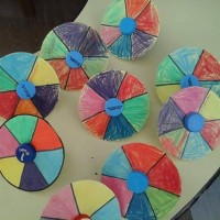 okul öncesınde kağit işler, duvar süsü ,davetiye kartları ,suluboya  çalişması (6720)