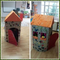 okul öncesınde kağit işler, duvar süsü ,davetiye kartları ,suluboya  çalişması (6748)