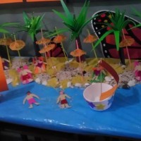 okul öncesınde kağit işler, duvar süsü ,davetiye kartları ,suluboya  çalişması (6771)