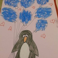 okul öncesınde kağit işler, duvar süsü ,davetiye kartları ,suluboya  çalişması (6783)