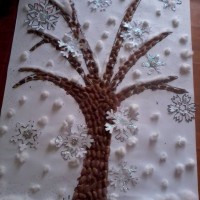 okul öncesınde kağit işler, duvar süsü ,davetiye kartları ,suluboya  çalişması (6784)