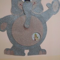 okul öncesınde kağit işler, duvar süsü ,davetiye kartları ,suluboya  çalişması (6797)