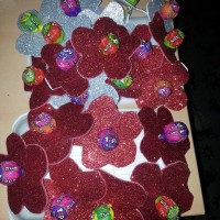 okul öncesınde kağit işler, duvar süsü ,davetiye kartları ,suluboya  çalişması (6806)