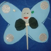 okul öncesınde kağit işler, duvar süsü ,davetiye kartları ,suluboya  çalişması (6816)