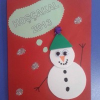 okul öncesınde kağit işler, duvar süsü ,davetiye kartları ,suluboya  çalişması (6824)