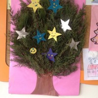 okul öncesınde kağit işler, duvar süsü ,davetiye kartları ,suluboya  çalişması (6832)