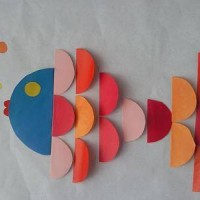 okul öncesınde kağit işler, duvar süsü ,davetiye kartları ,suluboya  çalişması (6852)