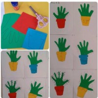 okul öncesınde kağit işler, duvar süsü ,davetiye kartları ,suluboya  çalişması (6856)