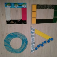 okul öncesınde kağit işler, duvar süsü ,davetiye kartları ,suluboya  çalişması (6871)