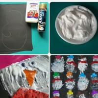 okul öncesınde kağit işler, duvar süsü ,davetiye kartları ,suluboya  çalişması (6884)