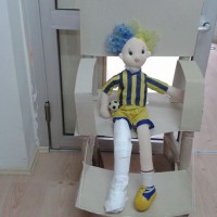 okul öncesınde kağit işler, duvar süsü ,davetiye kartları ,suluboya  çalişması (6921)