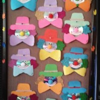 okul öncesınde kağit işler, duvar süsü ,davetiye kartları ,suluboya  çalişması (6930)