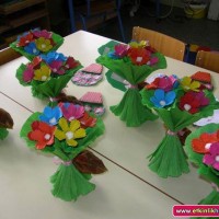 okul öncesınde kağit işler, duvar süsü ,davetiye kartları ,suluboya  çalişması (6933)