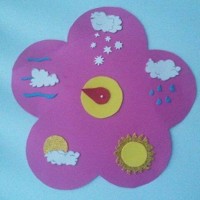 okul öncesınde kağit işler, duvar süsü ,davetiye kartları ,suluboya  çalişması (6946)