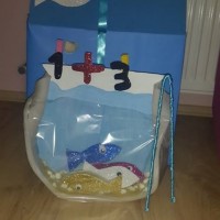 okul öncesınde kağit işler, duvar süsü ,davetiye kartları ,suluboya  çalişması (6947)