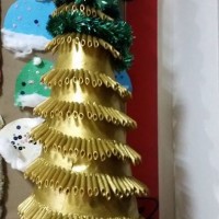 okul öncesınde kağit işler, duvar süsü ,davetiye kartları ,suluboya  çalişması (6949)