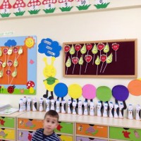 okul öncesınde kağit işler, duvar süsü ,davetiye kartları ,suluboya  çalişması (6968)