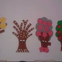 okul öncesınde kağit işler, duvar süsü ,davetiye kartları ,suluboya  çalişması (6969)