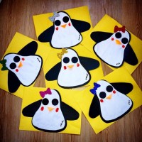 okul öncesınde kağit işler, duvar süsü ,davetiye kartları ,suluboya  çalişması (6976)