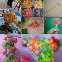 okul öncesınde kağit işler, duvar süsü ,davetiye kartları ,suluboya  çalişması (6979)