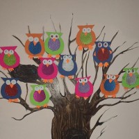 okul öncesınde kağit işler, duvar süsü ,davetiye kartları ,suluboya  çalişması (6987)