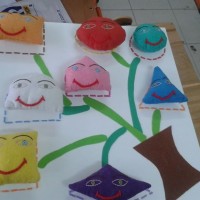 okul öncesınde kağit işler, duvar süsü ,davetiye kartları ,suluboya  çalişması (7012)