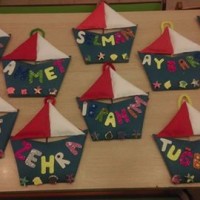 okul öncesınde sağlık haftası ,kağit işleri maske hayvanlar engelliler haftasi ,meyveler ,meslekler sayılar (2009)