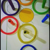 sanat etkınlığı ,boyama çalişması ,artık materyal (232)