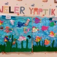 sanat etkınlığı ,boyama çalişması ,artık materyal (251)