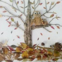 sanat etkınlığı ,boyama çalişması ,artık materyal (318)