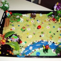 sanat etkınlığı ,boyama çalişması ,artık materyal (333)