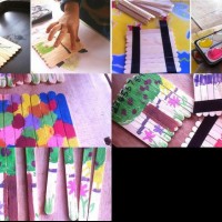 sanat etkınlığı ,boyama çalişması ,artık materyal (448)