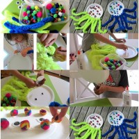 sanat etkınlığı ,boyama çalişması ,artık materyal (511)