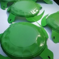 sanat etkınlığı ,boyama çalişması ,artık materyal (522)