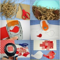 sanat etkınlığı ,boyama çalişması ,artık materyal (528)