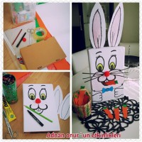 sanat etkınlığı ,boyama çalişması ,artık materyal (550)