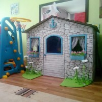 sanat etkınlığı ,boyama çalişması ,artık materyal (555)