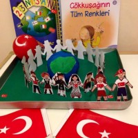 sanat etkınlığı ,boyama çalişması ,artık materyal (689)