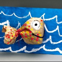 sanat etkınlığı ,boyama çalişması ,artık materyal (7)