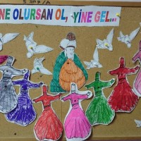 sanat etkınlığı ,boyama çalişması ,artık materyal (96)