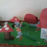 sanat etkınlıgı,artık materyal, (16)