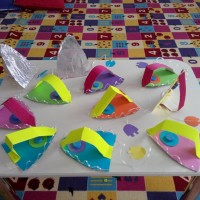 sanat etkınlıgı,artık materyal, (48)