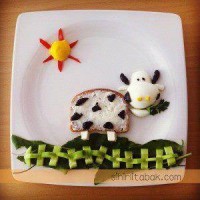 yiyeceklerle sanatı  (4)