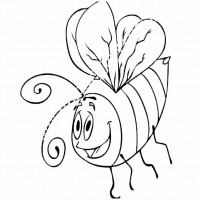 çocuklar-için-Arı-hayvan-boyama-sayfası-2