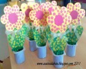 saksı kalıbı ,çiçek boyama ,artık materyal (113)