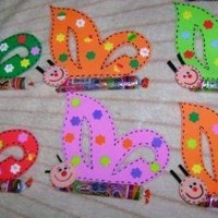 artık materyalle süsleme (98)