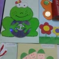 Artık Materyaller,Proje Çalişması, Sınıf Süsleme ,Kapı Süsü, Sayı Birleştirme,Arı Çalişması ,Balık  ,Kuş ,Baykuş,Maymun ,Kurbağa  Çalişması(1401)