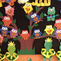 Artık Materyaller,Proje Çalişması, Sınıf Süsleme ,Kapı Süsü, Sayı Birleştirme,Arı Çalişması ,Balık  ,Kuş ,Baykuş,Maymun ,Kurbağa  Çalişması(1829)